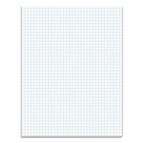 Quadrille Pads, Quadrille Rule (4 Sq/in), 50 White 8.5 X 11 Sheets