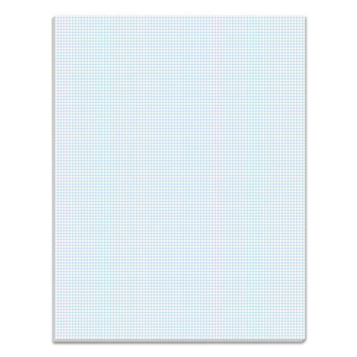 Quadrille Pads, Quadrille Rule (10 Sq/in), 50 White 8.5 X 11 Sheets