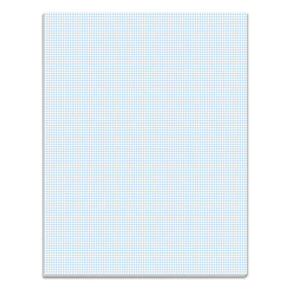 Quadrille Pads, Quadrille Rule (10 Sq/in), 50 White 8.5 X 11 Sheets
