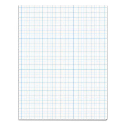 Cross Section Pads, Cross-section Quadrille Rule (4 Sq/in, 1 Sq/in), 50 White 8.5 X 11 Sheets