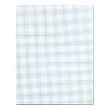 Cross Section Pads, Cross-section Quadrille Rule (10 Sq/in, 1 Sq/in), 50 White 8.5 X 11 Sheets