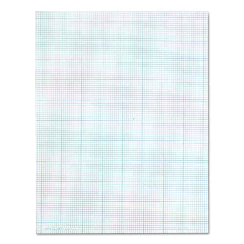 Cross Section Pads, Cross-section Quadrille Rule (10 Sq/in, 1 Sq/in), 50 White 8.5 X 11 Sheets