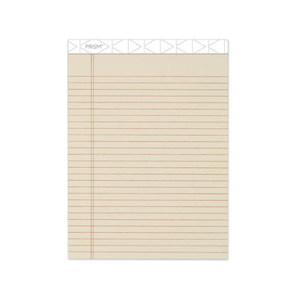 Prism + Colored Writing Pads, Wide/legal Rule, 50 Pastel Ivory 8.5 X 11.75 Sheets, 12/pack