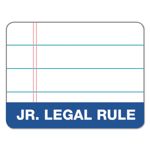 Docket Ruled Perforated Pads, Narrow Rule, 50 White 5 X 8 Sheets, 6/pack