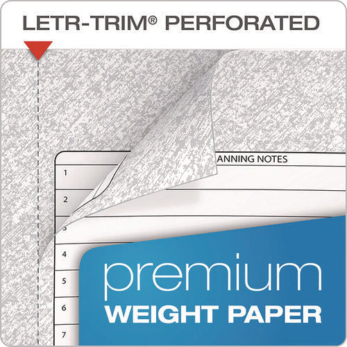 Docket Gold Planner, Project-management Format With Narrow Ruling, Black Paperboard Cover, (70) 8.5 X 6.75 Sheets