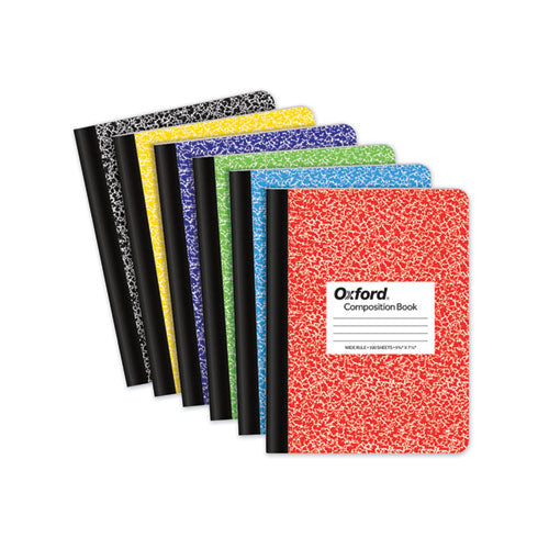 Composition Book, Wide/legal Rule, Randomly Assorted Cover Color, (100) 9.75 X 7.5 Sheets