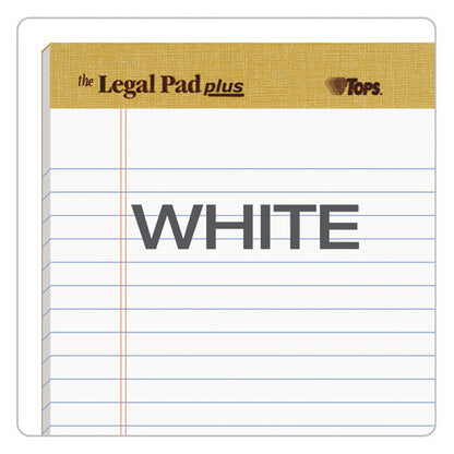 "the Legal Pad" Plus Ruled Perforated Pads With 40 Pt. Back, Narrow Rule, 50 White 5 X 8 Sheets, Dozen
