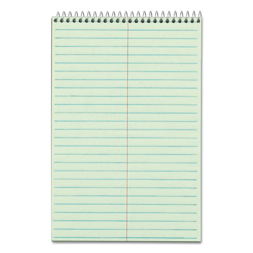 Gregg Steno Pads, Gregg Rule, 80 Green-tint 6 X 9 Sheets