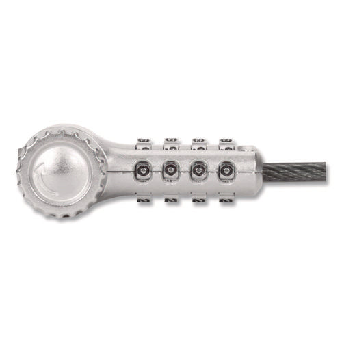 Defcom Ultimate Universal Serialized Combination Lock, 6.5 Ft Cable