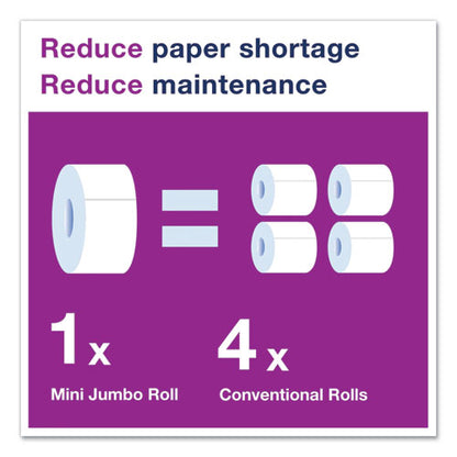 Advanced Jumbo Bath Tissue, Septic Safe, 1-ply, 3.48" X 1,200 Ft, White, 12 Rolls/carton