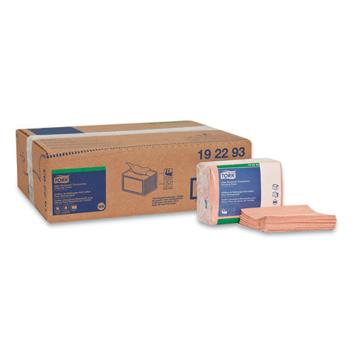 Small Pack Foodservice Cloth, 1-ply, 11.75 X 14.75, Unscented, Red/red Stripe, 50/poly Pack, 4 Packs/carton
