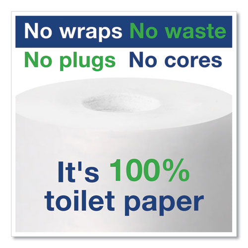 Advanced High Capacity Bath Tissue, Coreless, Septic Safe, 2-ply, White, 1,000 Sheets/roll, 36 Rolls/carton