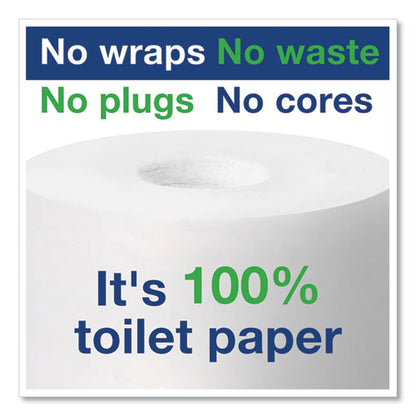 Advanced High Capacity Bath Tissue, Coreless, Septic Safe, 2-ply, White, 1,000 Sheets/roll, 36 Rolls/carton