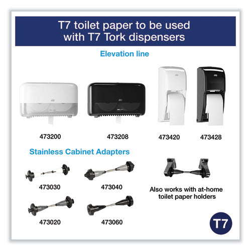 Coreless High Capacity Bath Tissue, 2-ply, White, 750 Sheets/roll, 12 Rolls/carton