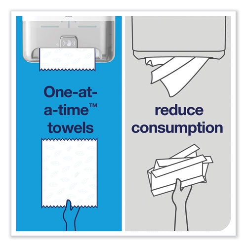Elevation Matic Hand Towel Roll Dispenser With Intuition Sensor, 13 X 8 X 14.5, White
