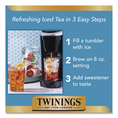 Tea K-cups, English Breakfast Decaf, 0.11 Oz, 24/box