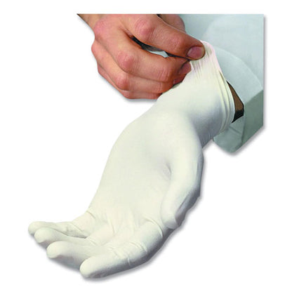 L5101 Series Lightly Powdered Latex Gloves, Medium, 4 Mil Thick, 9" Long, Cream, 100/box