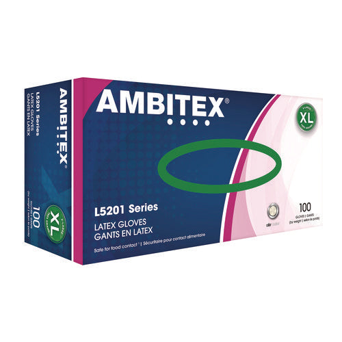 L5201 Series Powder-free Latex Gloves, X-large, 4 Mil Thick, 9" Long, Ivory, 100/box, 10 Boxes/carton