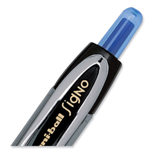 207 Ultra Micro Gel Pen, Retractable, Ultra-micro 0.38 Mm, Blue Ink, Clear/black Barrel