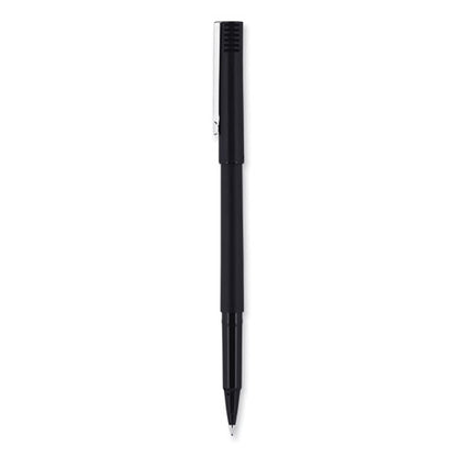Rollerball Pen, Stick, Extra-fine 0.5 Mm, Black Ink, Black Barrel, 72/pack