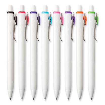Unione Gel Pen, Retractable, Medium 0.7 Mm, Assorted Inspirational Ink And Barrel Colors, 8/pack