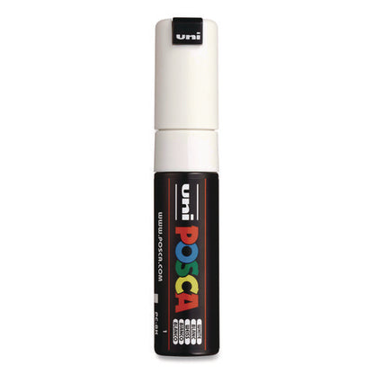 Water-based Paint Markers, Broad Chisel Tip, White