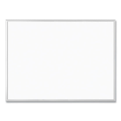 Melamine Dry Erase Board, 48" X 36" (actual Size: 47" X 35"), White Surface, Satin Aluminum Frame