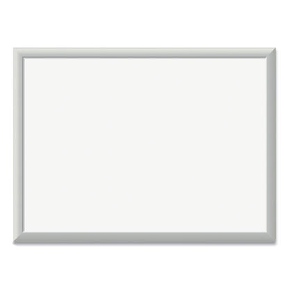 Magnetic Dry Erase Board With Aluminum Frame, 24" X 18" (actual Size: 23" X 17"), White Surface, Satin Aluminum Frame