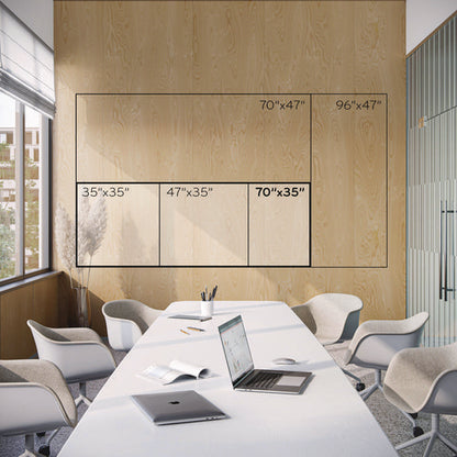 Glass Dry Erase Board, 72" X 36" (actual Size: 70" X 35"), White Surface