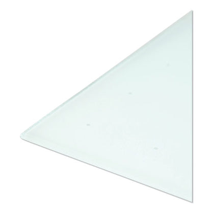 Floating Glass Ghost Grid Dry Erase Board, 48" X 36" (actual Size: 47" X 35"), White Surface