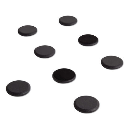 High Energy Magnets, Circles, 1.25" Diameter, Black, 8/pack
