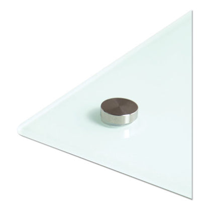 Magnetic Glass Dry Erase Board Value Pack, 72" X 48" (actual Size: 70" X 47"), Frosted White Surface