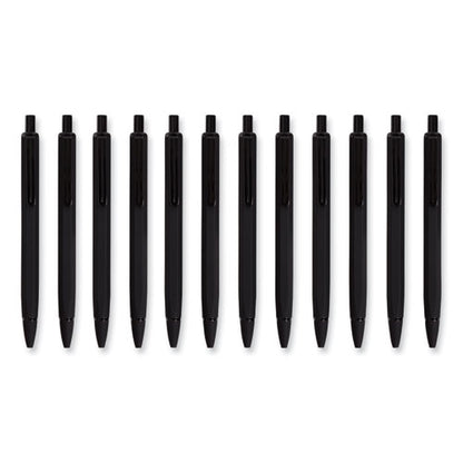 Cambria Soft Touch Mechanical Pencil, 0.7 Mm, Hb (#2), Black Lead, Black Barrel, 12/pack