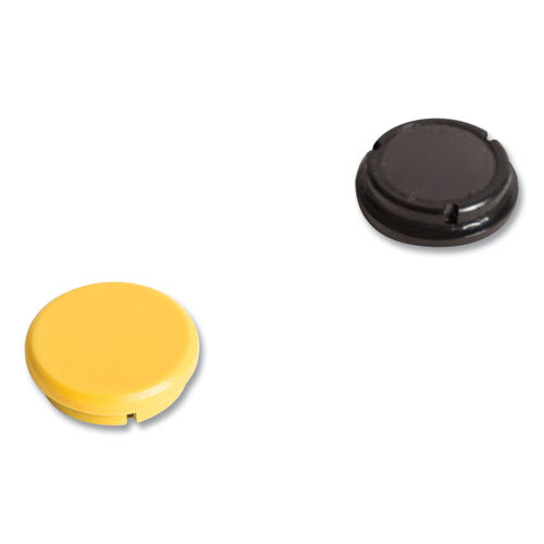 Board Magnets, Circles, 0.75" Diameter, Assorted Colors, 10/pack