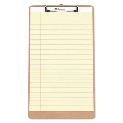 Hardboard Clipboard With Low-profile Clip, 0.5" Clip Capacity, Holds 8.5 X 14 Sheets, Brown, 3/pack