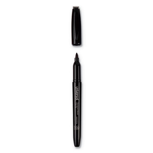 Pen-style Permanent Marker Value Pack, Fine Bullet Tip, Black, 60/pack