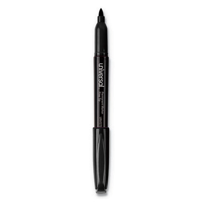 Pen-style Permanent Marker Value Pack, Fine Bullet Tip, Black, 60/pack
