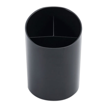 Recycled Big Pencil Cup, Plastic, 4.38" Diameter X 5.63"h, Black