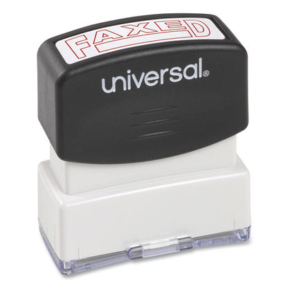 Message Stamp, Faxed, Pre-inked One-color, Red