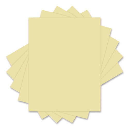 Deluxe Colored Paper, 20 Lb Bond Weight, 8.5 X 11, Canary, 500 Sheets/ream, 10 Reams/carton