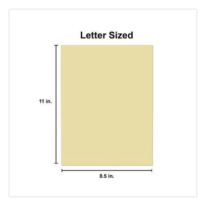 Deluxe Colored Paper, 20 Lb Bond Weight, 8.5 X 11, Canary, 500 Sheets/ream, 10 Reams/carton