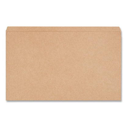 Reinforced Kraft Top Tab File Folders, Straight Tabs, Legal Size, 0.75" Expansion, Brown, 100/box
