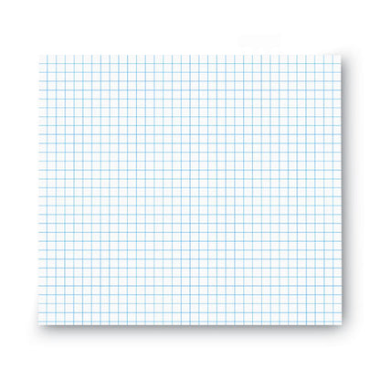 Quadrille-rule Glue Top Pads, Quadrille Rule (4 Sq/in), 50 White 8.5 X 11 Sheets, Dozen