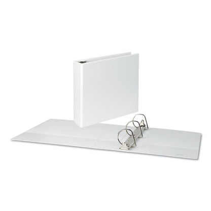 Slant D-ring View Binder, 3 Rings, 3" Capacity, 11 X 8.5, White