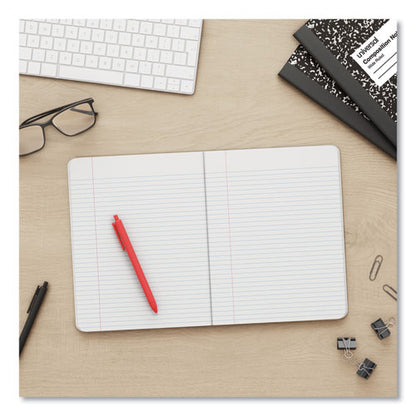 Composition Book, Medium/college Rule, Black Marble Cover, (100) 9.75 X 7.5 Sheets, 6/pack