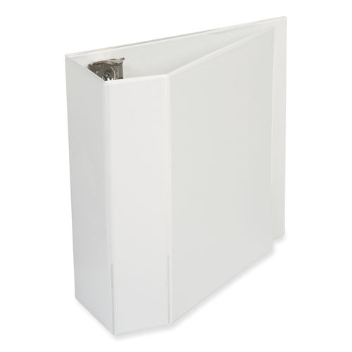 Slant D-ring View Binder, 3 Rings, 4" Capacity, 11 X 8.5, White