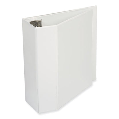 Slant D-ring View Binder, 3 Rings, 4" Capacity, 11 X 8.5, White