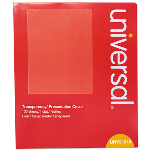 Black And White Laser Printer Transparent Sheets, 8.5 X 11, 100/pack