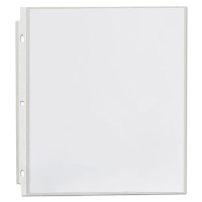 Standard Sheet Protectors, Medium-duty, Side: 3-hole Punched, Top Load 8.5 X 11 Insert, Nonglare Clear Front, 100/box