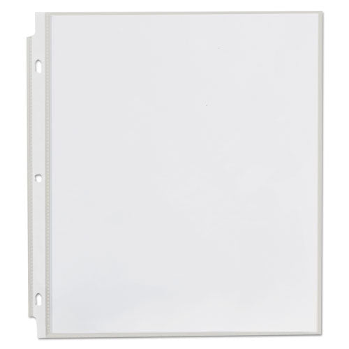 Standard Sheet Protectors, Medium-duty, Side: 3-hole Punched, Top Load 8.5 X 11 Insert, Clear Front, 200/box